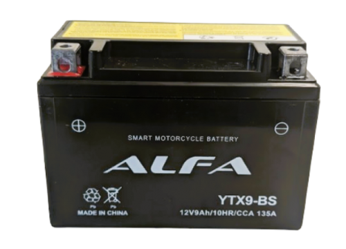 ALFA YTX9-BS AGM (9 A/h), 135A L+