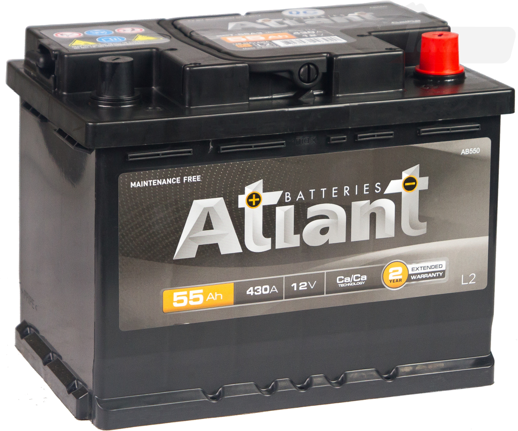 Atlant (55 A/h), 430A R+ - фото 1