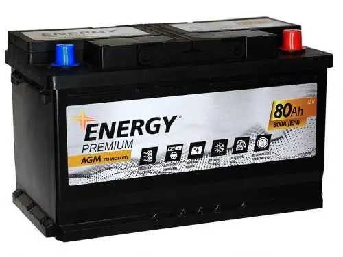 Energy Premium AGM (80 A/h), 800A R+