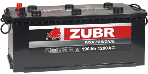 Zubr Professional (190 A/h), 1200А L+ Zubr Professional (190 A/h), 1200А L+