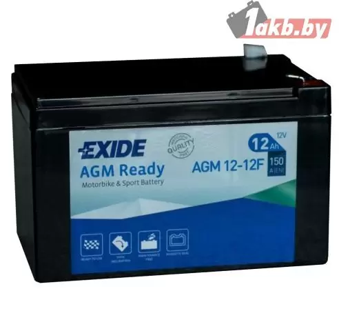 Аккумулятор для ИБП Exide AGM12-12F (12 A/h), 150A L+
