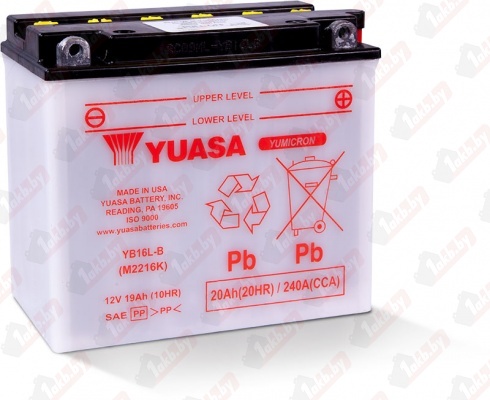 Yuasa YB16L-B (19 A/h) R+