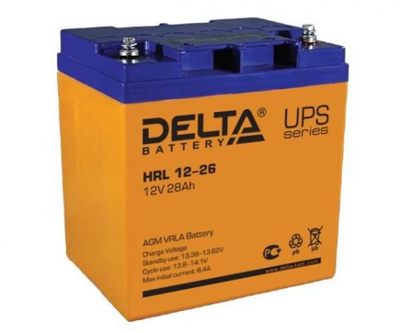 Аккумулятор для ИБП Delta HRL 12-26 12V-28 Ah