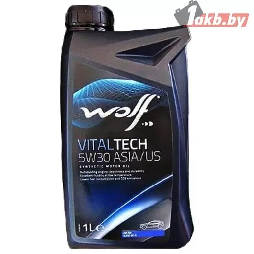 Wolf VitalTech 5W-30 ASIA/US 1л