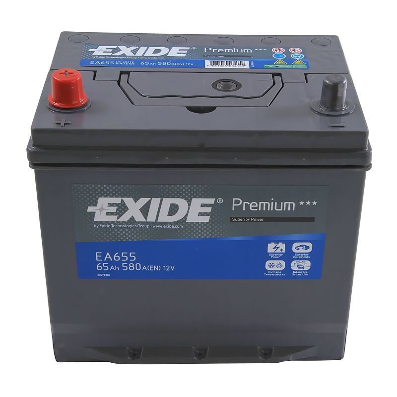 Exide Premium EA655 (65 A/h), 580A L+