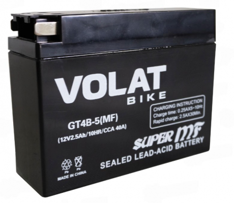 VOLAT GT4-B5 AGM (2.5 A/h), 40A R+