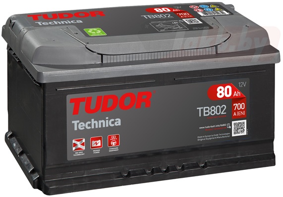 Tudor Technica TB802 (80 А/ч), 700A R+