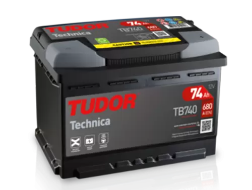 Tudor Technica TB740 (74 А/ч), 680A R+