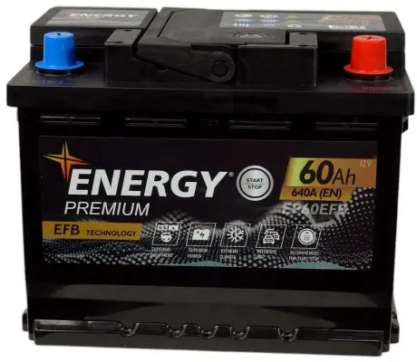 Energy Premium EFB (60 A/h), 640A R+