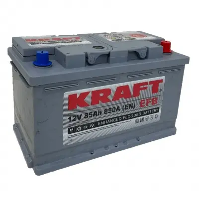 Kraft EFB (85 A/h), 850A низ.