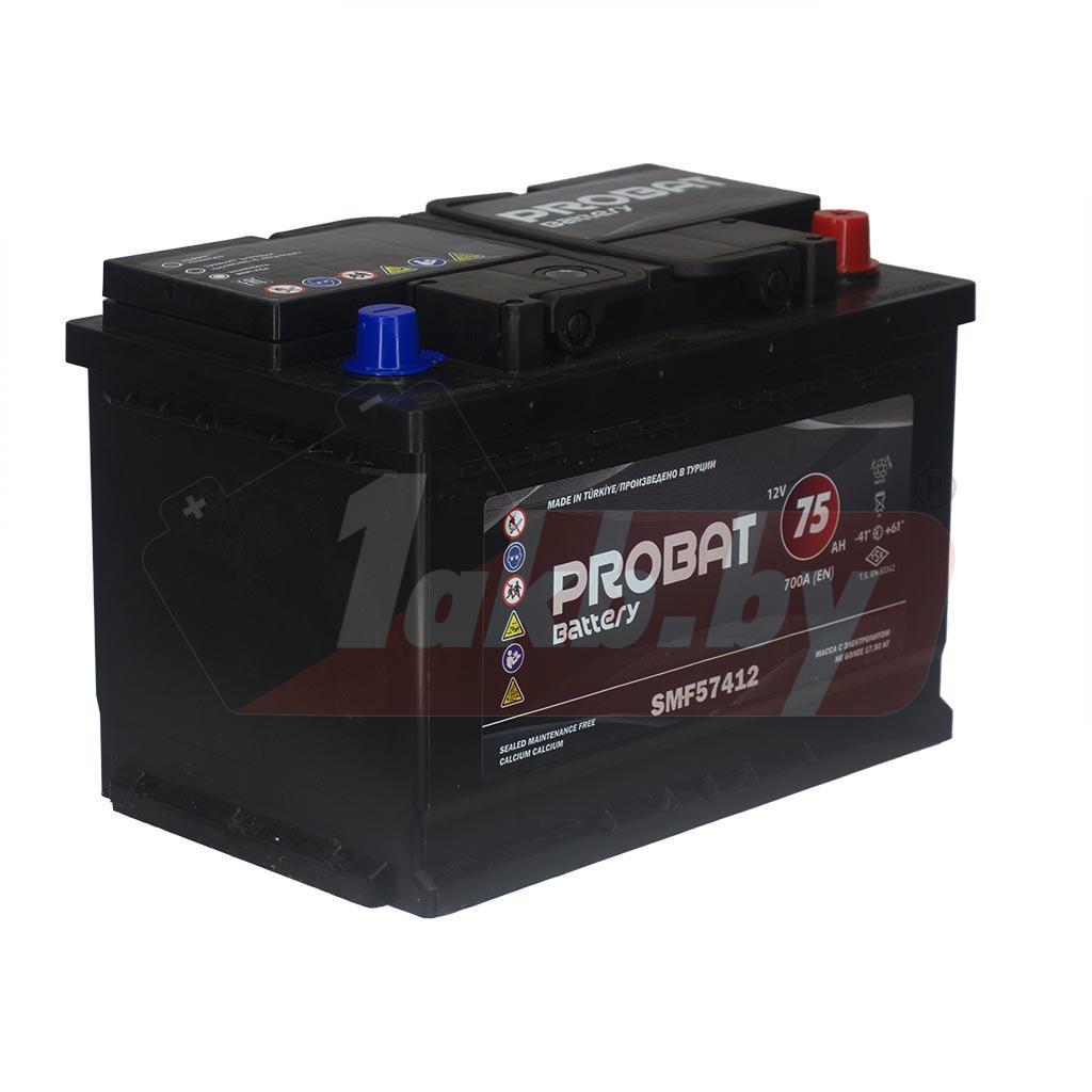 Probat (75 A/h), 700A R+ - фото 2