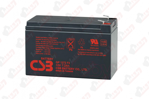 Аккумулятор для ИБП CSB XTV 1272 F2 12V/7,2Ah  