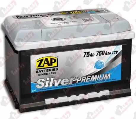 Zap Silver Premium 575 45 (75 A/h), 750A R+