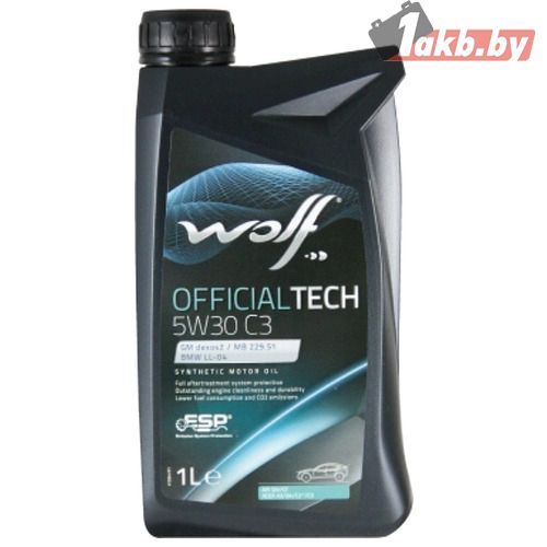 Wolf Official Tech 5W-30 C2 1л