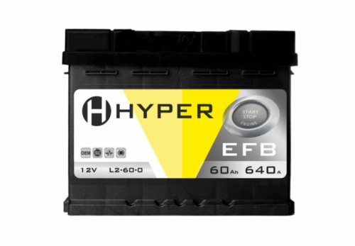 HYPER EFB (60 A/h), 640A R+