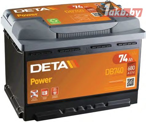 Deta Power DB740 (74 A/h), 680A R+