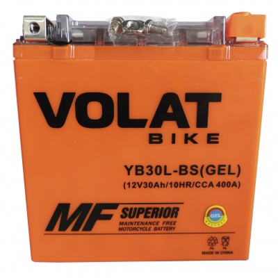 VOLAT YB30L-BS (iGEL) (30 A/h), 400A R+