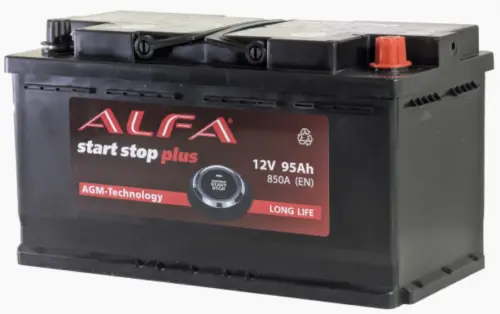 ALFA AGM (95 A/h), 850A R+
