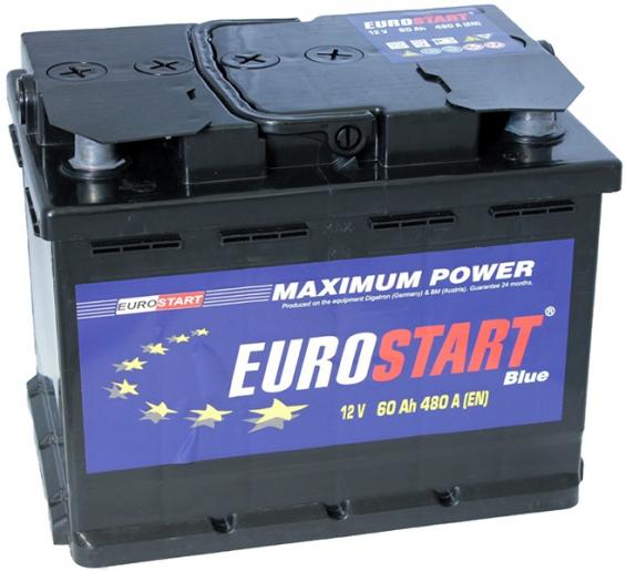 Eurostart Blue (60 A/h), 460А L+