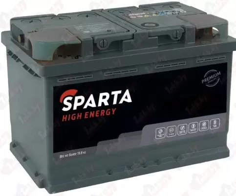 SPARTA High Energy (50 A/h), 450A R+ низкий