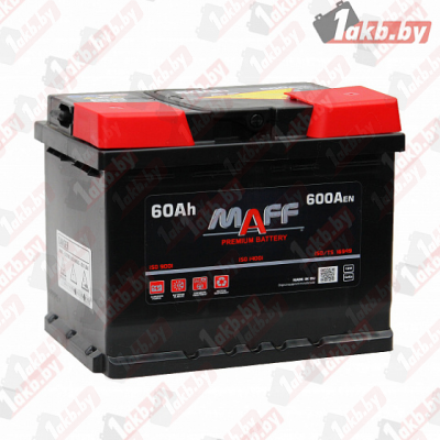 MAFF Premium (60 A/h), 600А R+