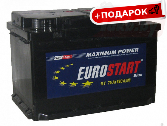 Eurostart Blue (75 A/h), 660А R+
