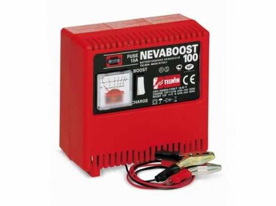 TELWIN NEVABOOST 100 (12В, 6А, 100А) Пуско-зарядное устройство Трансформаторное с режимом BOOST