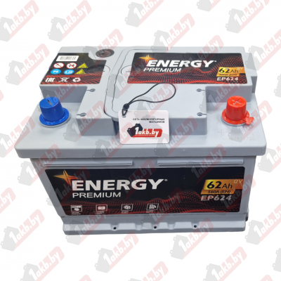 Energy Premium EP624 (62 A/h), 560A R+ низ.