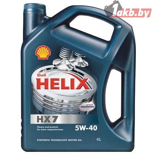 Масло Shell HX7 5W-40, 4л