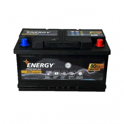 Energy Premium EFB (80 A/h), 800A R+ низ.