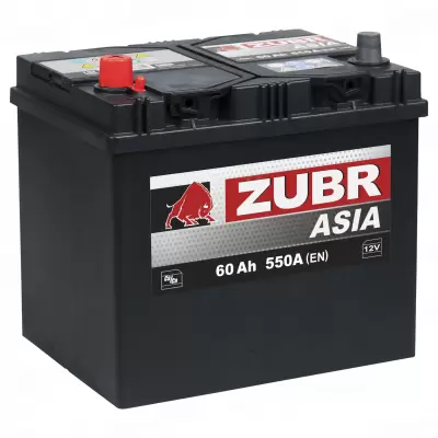 ZUBR Ultra Asia (60 A/h), 550A L+