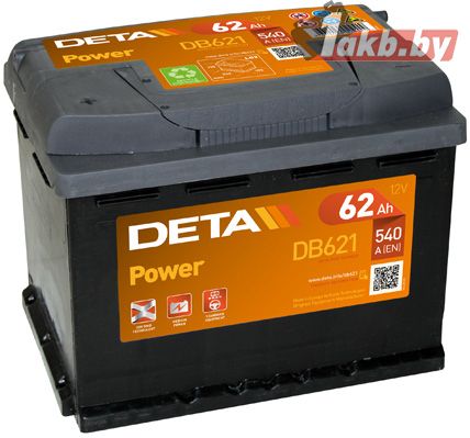 Deta Power DB621 (62 A/h), 540A L+
