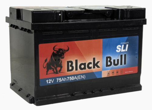 BLACK BULL (75 A/h), 750A R+ BLACK BULL (75 A/h), 750A R+