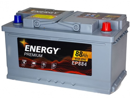 Energy Premium EP884 (88 A/h), 850A R+ низ.