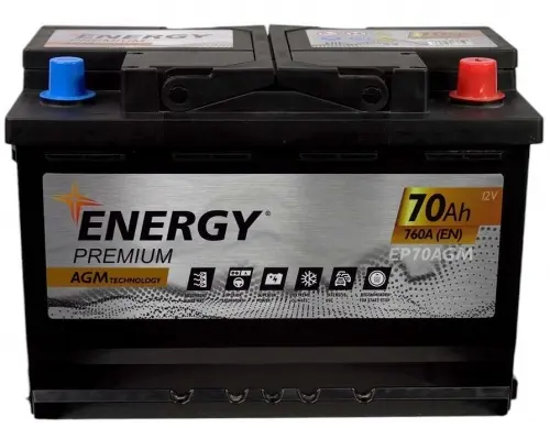 Energy Premium AGM (70 A/h), 760A R+