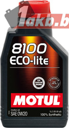 Motul 8100 Eco-lite 0W-20 1л