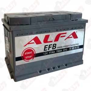 ALFA EFB (77 А/h), 780A R+