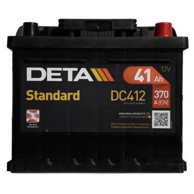 Deta Standard DC412 (41 A/h), 370A R+