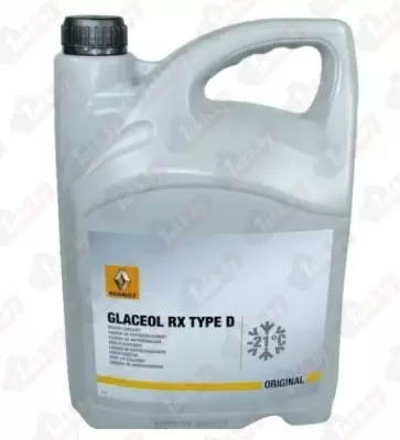 RENAULT 7711428130 Антифриз 5л - зеленый RENAULT GLACEOL RX Type D RENAULT/NISSAN