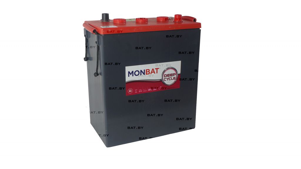 Monbat Deep Cycle DC 240 (240 А/ч) Тяговый GEL, 356×180×311 мм для поломоечных машин и электротележек