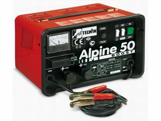 TELWIN ALPINE 50 BOOST (12/24В, 45А, 300А) Пуско-зарядное устройство Трансформаторное с Boost