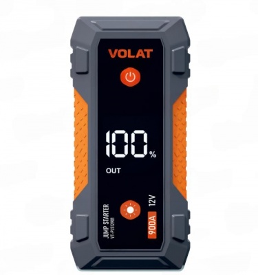 Volat VT-PJS12901 (12В, 600А) Старт-джампер с функцией Power Bank и фонарем Volat VT-PJS12901 (12В, 600А) Старт-джампер с функцией Power Bank и фонарем
