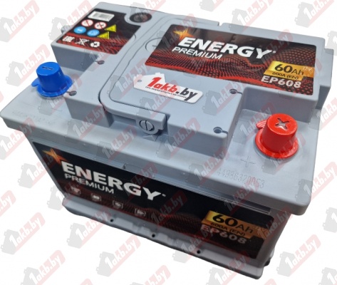 Energy Premium EP608 (60 A/h), 600A R+ низ.