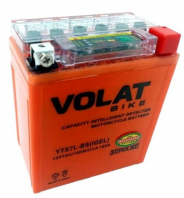 VOLAT YTX7L-BS (iGEL) (7 A/h), 100A R+