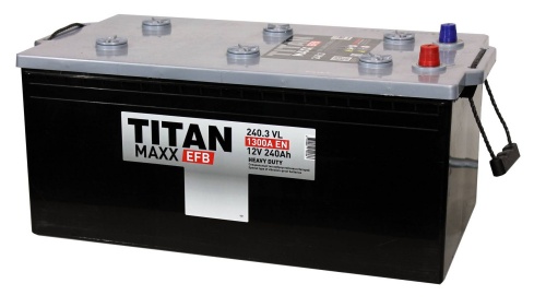 Titan Maxx EFB (240 А/h), 1300A R+