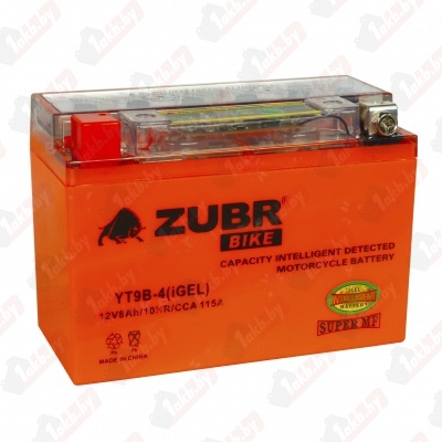 ZUBR iGEL YT9B-4  (8 A/h), 115A L+