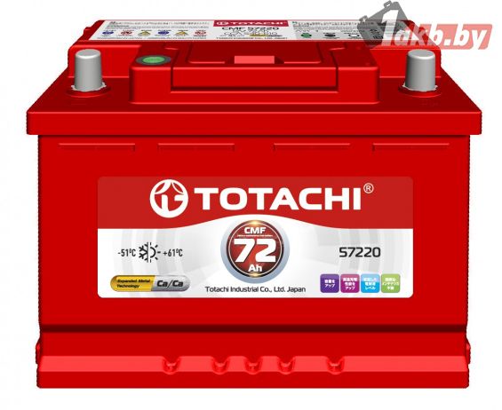 TOTACHI CMF57220 (72Ah), 540A R+ TOTACHI CMF57220 (72Ah), 540A R+