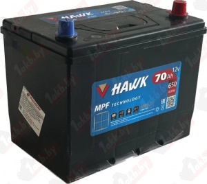 HAWK Asia (70 A/h), 650A R+ с бортом