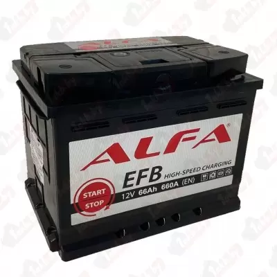 ALFA EFB (66 А/h), 660A R+
