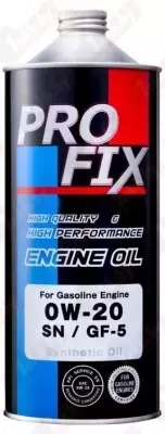 PROFIX SP0W20C1 моторное синтетическое 1 л - Engine Oil 0W-20 SP/GF-6A